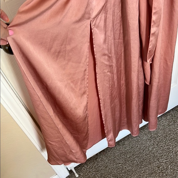 Baltic Born Pink Flutter Sleeve Maxi Wrap Dress - Picture 5 of 5